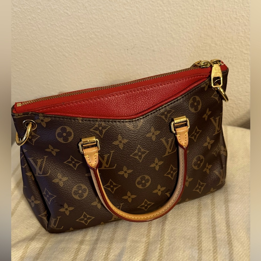 LV Monogram Pallas BB Cherry